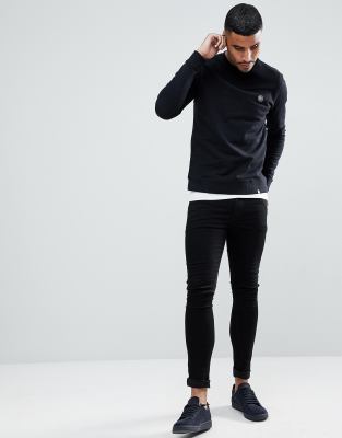pretty green jumper black