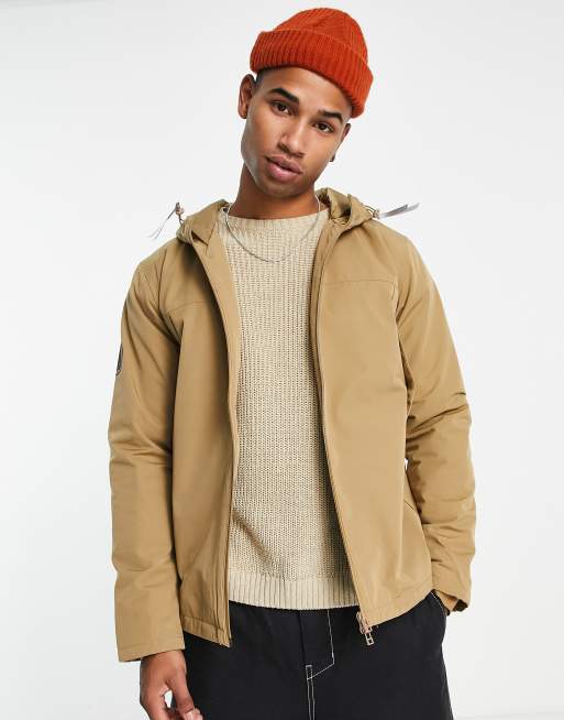 Pretty Green – Cyclone – Jacke in Khaki mit versiegelten Nähten