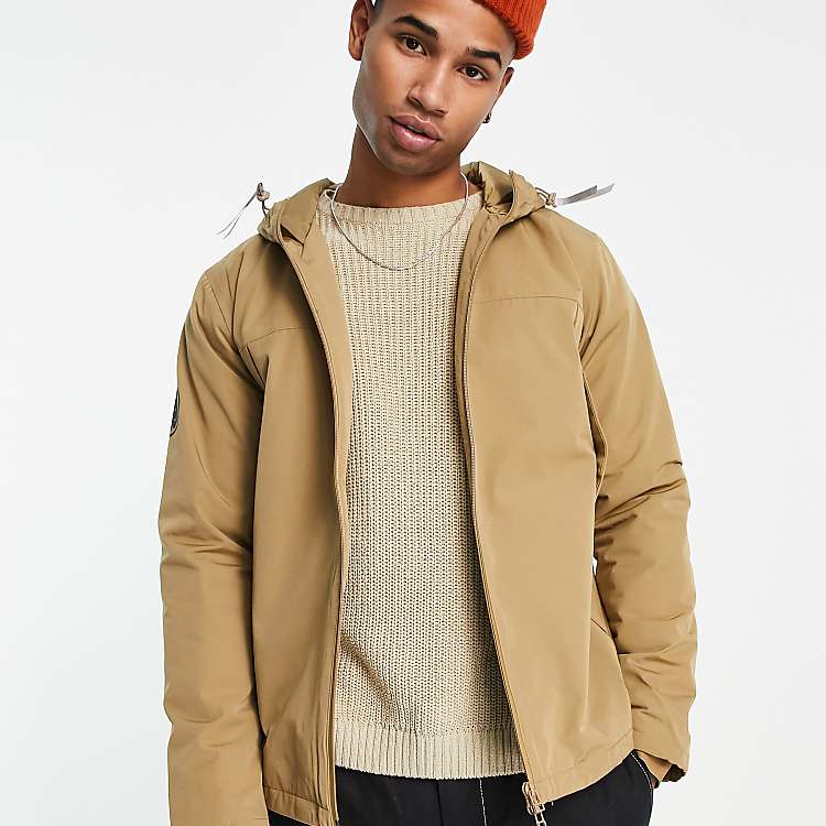 Pretty Green Cyclone sealed seam jacket in khaki | ASOS Pretty Green Cyclone sealed seam jacket in khaki | ASOS