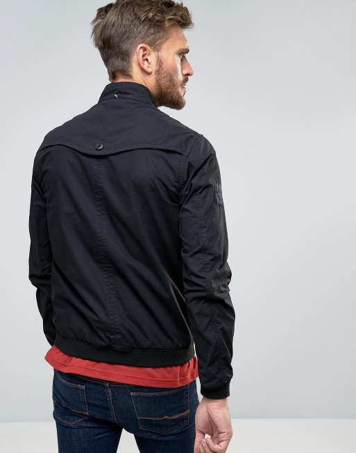 Pretty green 2024 black harrington jacket