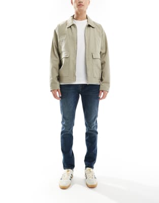 Pretty Green - Jeans slim lavaggio rinse wash - view 1