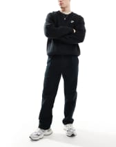 Fred Perry straight leg twill pants in black | ASOS