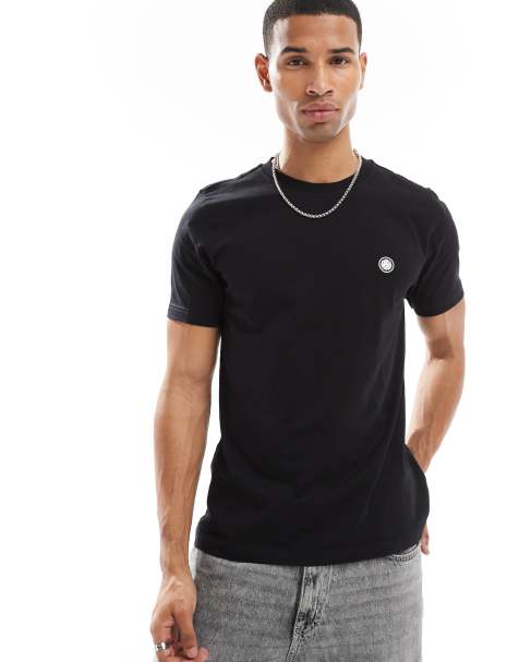 Pretty Green logo t-shirt in black - view 1
