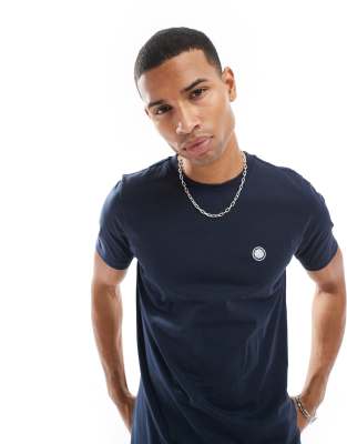 Pretty Green Pretty Green logo t-shirt in navy