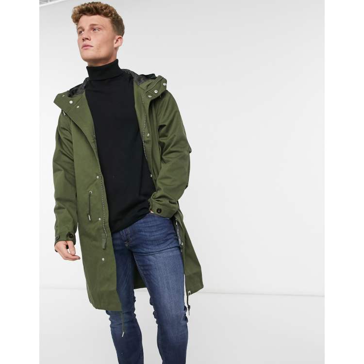 Pretty green best sale fur hooded parka