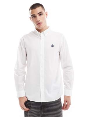 Pretty Green Pretty Green oxford shirt in white