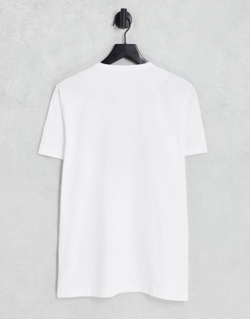 White printed cheap t shirt