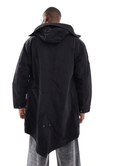 Pretty Green - Parka met opgestikt mouwlogo in zwart , 4 van 4
