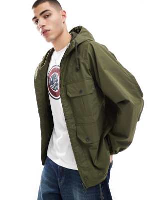 Pretty Green Pretty green short parka jacket in khaki