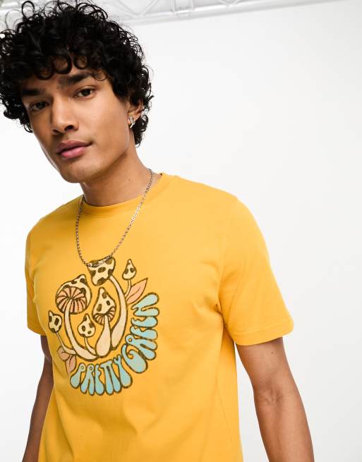 pretty green orange t shirt
