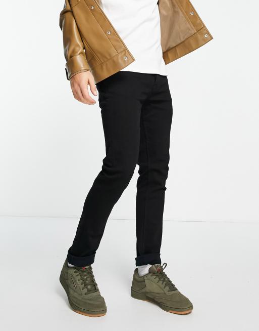 Pretty Green -  Skinny jeans in zwart 