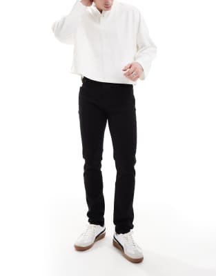 Pretty Green Pretty Green slim fit jeans in black