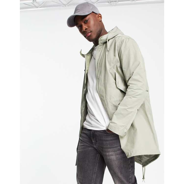 Green on sale lightweight parka