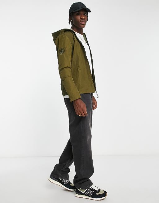 Khaki green lightweight on sale jacket