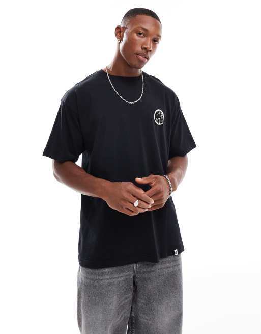 Pretty Green – Svart t-shirt i oversize med högtalare-tryck baktill , 2 av 4