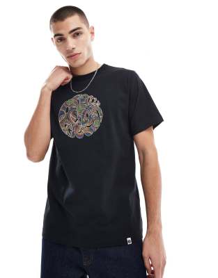 Pretty Green - T-shirt met 15th anniversary-logo in zwart - view 1