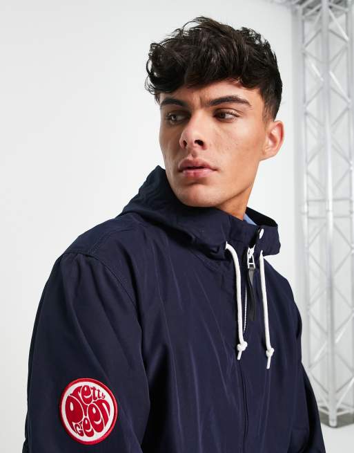 Pretty Green – Tilby – Granatowa kurtka zakładana przez głowę, 4 z 4