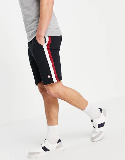 Pretty Green Tilby jersey shorts in black ASOS