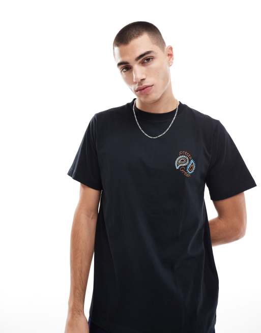 Pretty Green - Wonderwal - T-shirt à motif cachemire