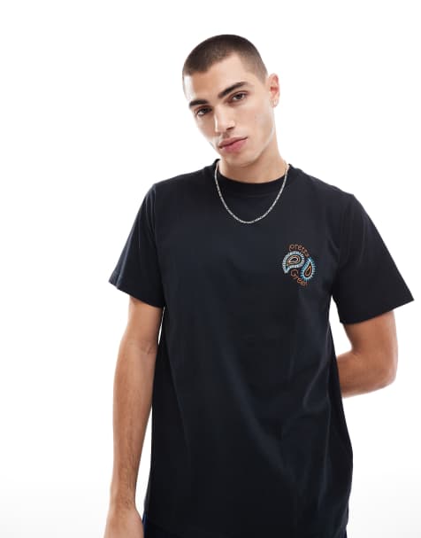 Pretty Green - Wonderwall - T-shirt met paisley motief - view 1