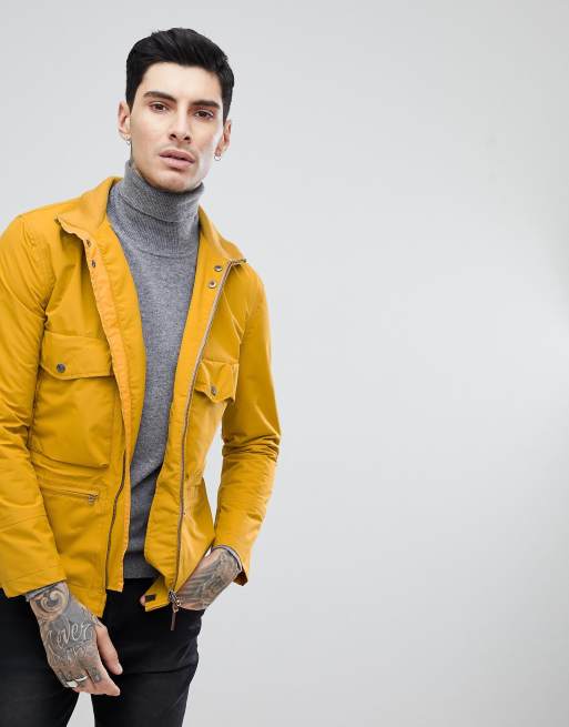 Yellow hot sale jacket asos