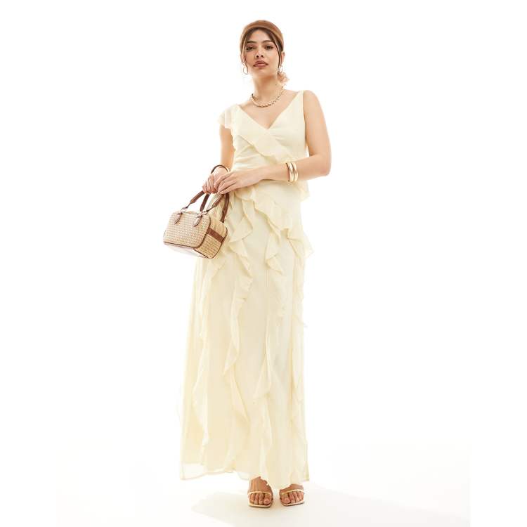 Ruffle butter dress top