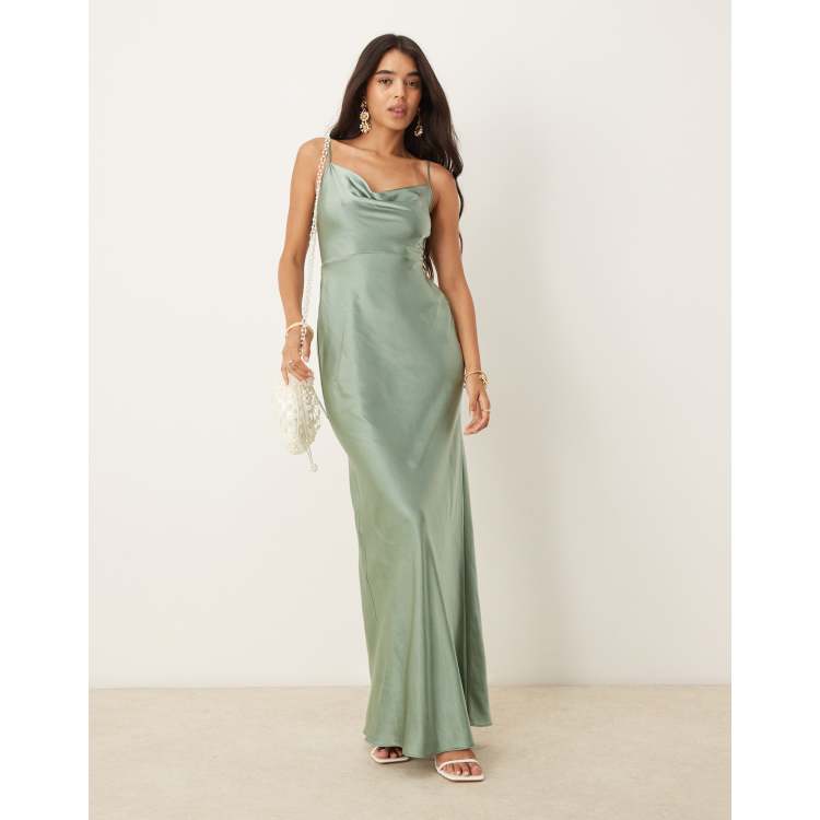 green batik dress Emerald Breeze Maxi Batik Dress main image 1