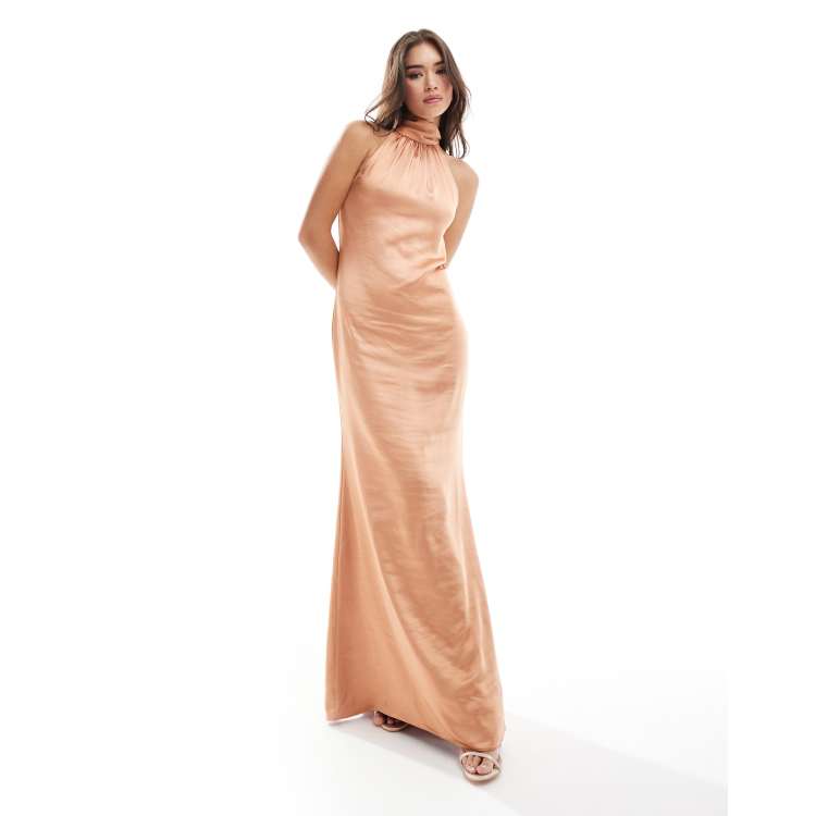 odelle maxi bridesmaid dress Odelle Mermaid Maxi Dress Gray / L: 10-12 at Rebdolls