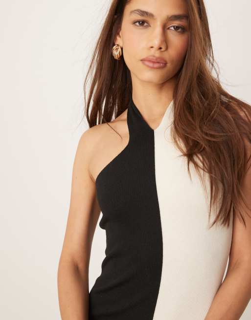 proenza schouler crochet knit dress Leighton Knit Dress in Dry Rib main image 1