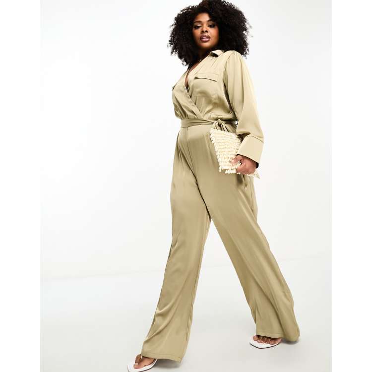 Jett Backless Jumpsuit - Taupe – Pretty Lavish