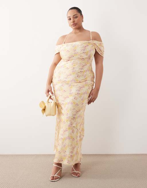 cold shoulder midi dress EsEiCo Womens Short Sleeve Spaghetti Strap Floral Print Wrap Hem A Line Dress Casual for Women at Amazon Women's Clothing store Up Occasions Available in multiple classic solid tones Women's Cold Shoulder Midi Dresses
