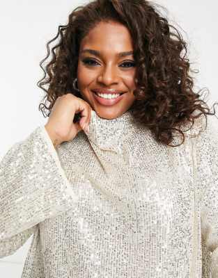 silver embellished blouse