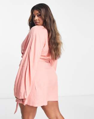 Missguided curve shop knot front dress