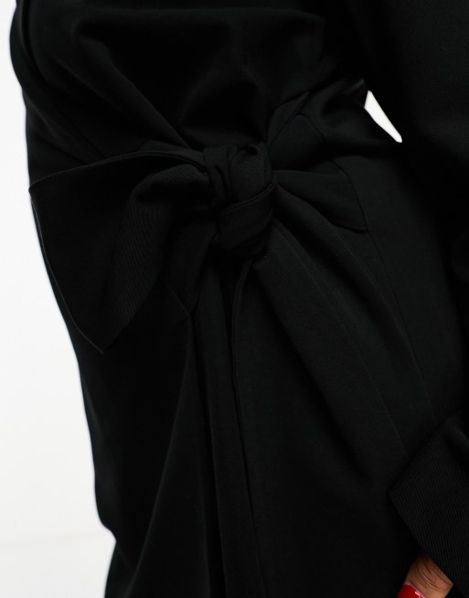 Pretty Lavish Curve - Sort blazer-minikjole, 3 af 4
