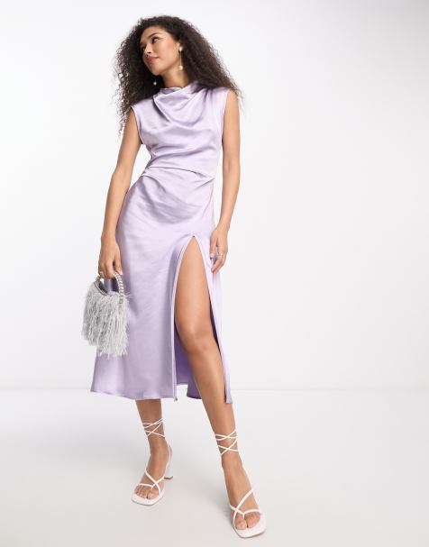 Raleigh Halter Neck Tie Dress - Fuschia – Pretty Lavish