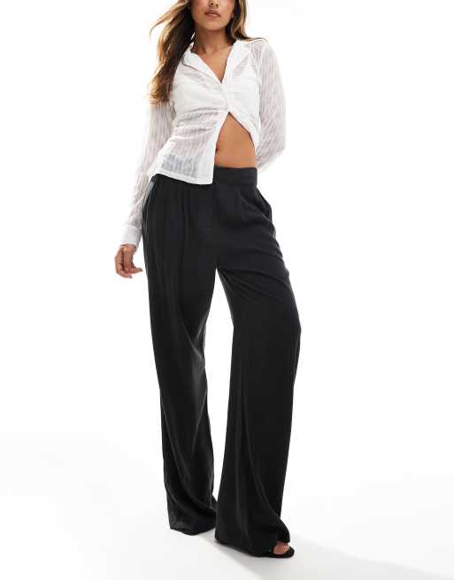 Pretty Lavish - Elegante nette broek in zwart