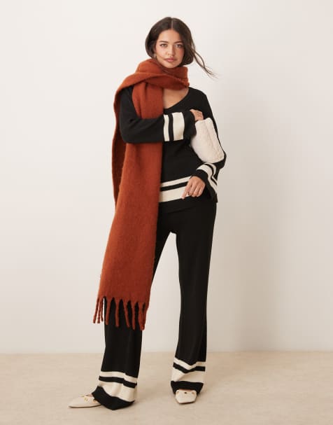 Pretty Lavish - Ensemble effet contrastant en maille - Noir - view 1