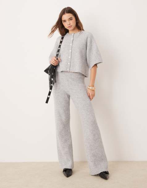 Pretty Lavish – Gestricktes Set in Grau - view 1