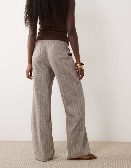 Pretty Lavish high waisted tailored pants in grey, 3 of 5
