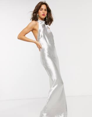 liquid satin dress