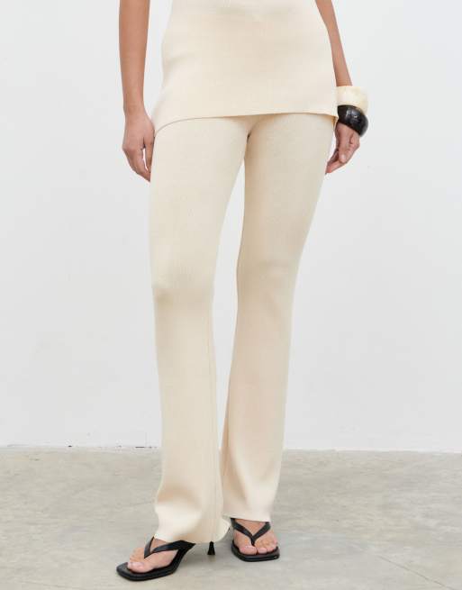 Pretty Lavish - Pantalon d'ensemble en maille - Crème, 2 de 4