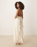 [Pretty Lavish] Pretty Lavish ruffle maxi dress in lemon-Yellow 12 Lemon Yellow