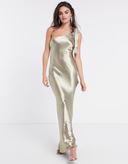 Liquid shop satin gown