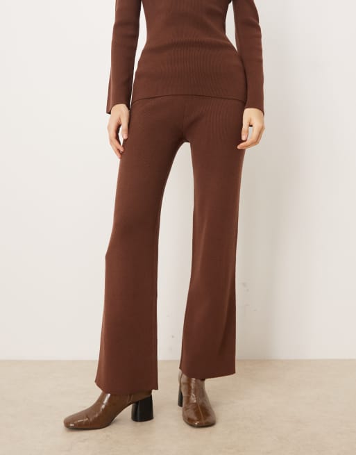 Pretty Lavish – Strickhose in Braun, Kombiteil, 5 von 5