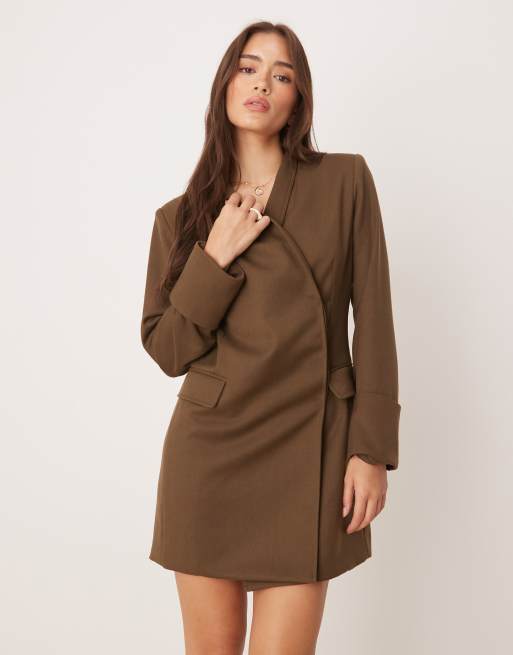 Dress Blazer Color For Dark Skin Pretty Lavish Tailored Blazer Mini