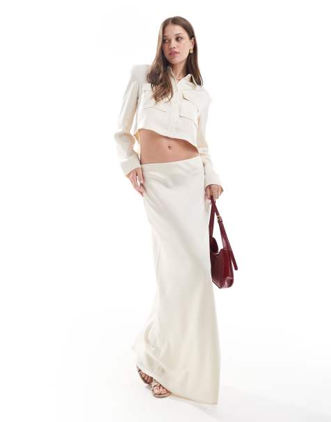 Pretty Lavish tailored co-ord in oyster - view 1