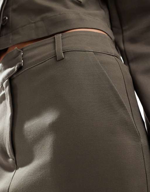 Pretty Lavish tailored maxi skirt in bark - part of a set, 5 of 5