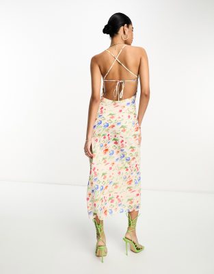 Camellia delights plunge dress cheap