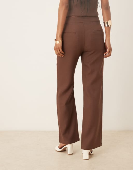 Pretty Lavish Verona pants in chocolate (part of a set), 3 of 4