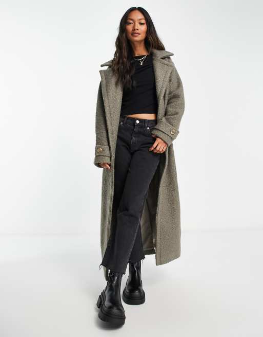 Asos boucle clearance coat